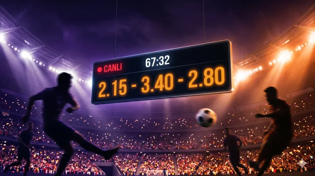 Milyar.com canlı bahis stadyumda canlı oran tablosu ve futbol maçı aksiyonu