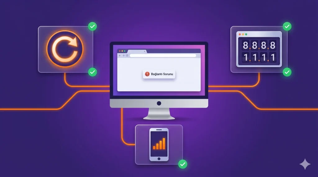 Milyar.com giriş sorunları çözümleri: önbellek temizleme DNS ayarı ve mobil ağ alternatifleri