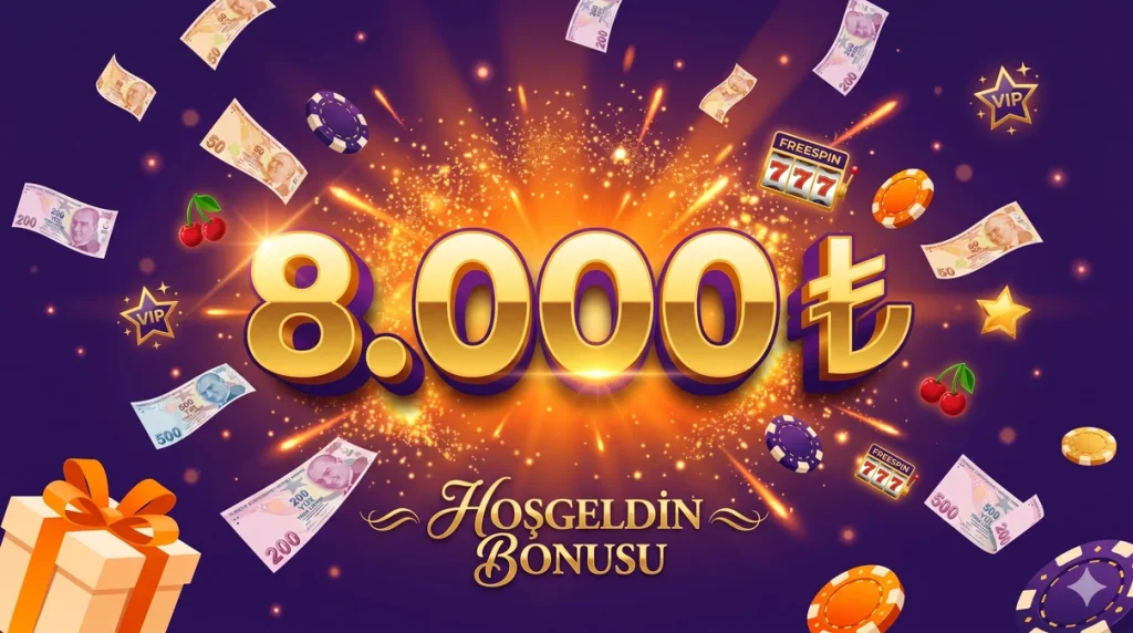 Milyar.com hoşgeldin bonusu 8.000 TL: altın yaldızlı bonus kutlaması freespin ve VIP ayrıcalıklar