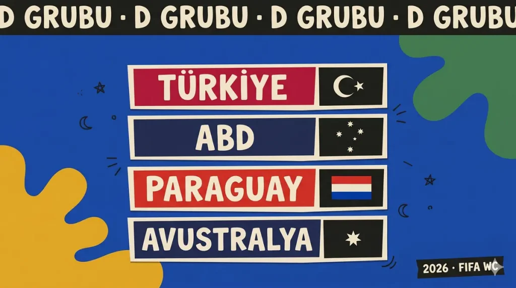 Türkiye Dünya Kupası D Grubu rakipleri ABD Paraguay Avustralya bayrak listesi