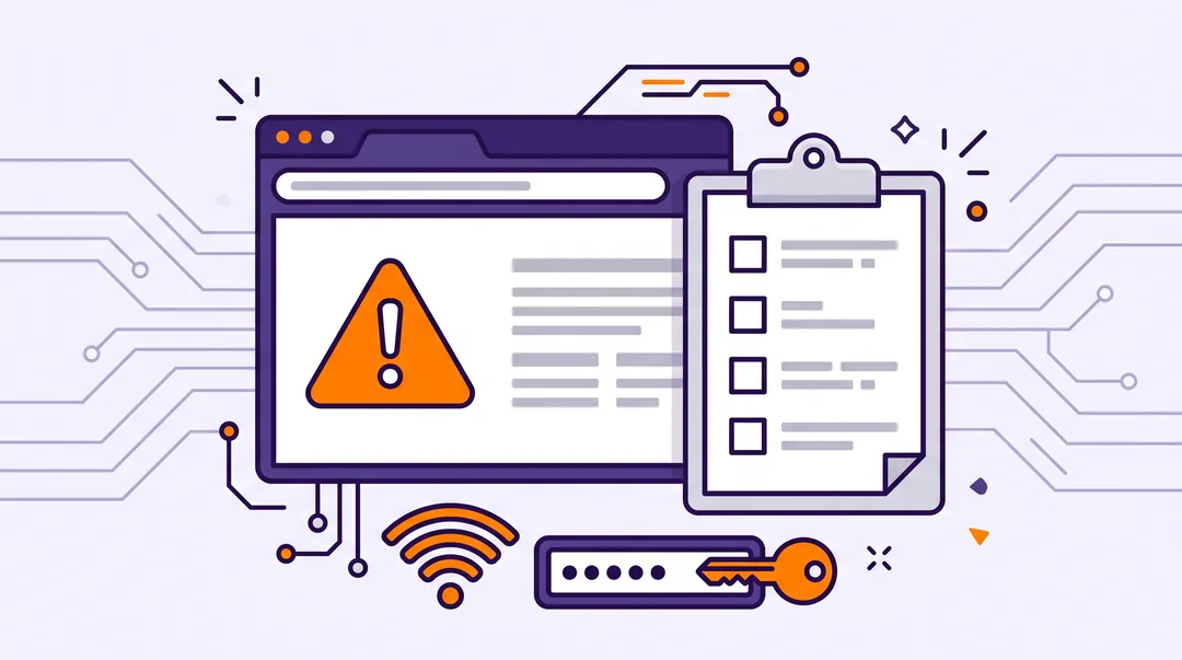 Milyar.com giriş sorunlarının en sık nedenlerini gösteren kontrol listesi